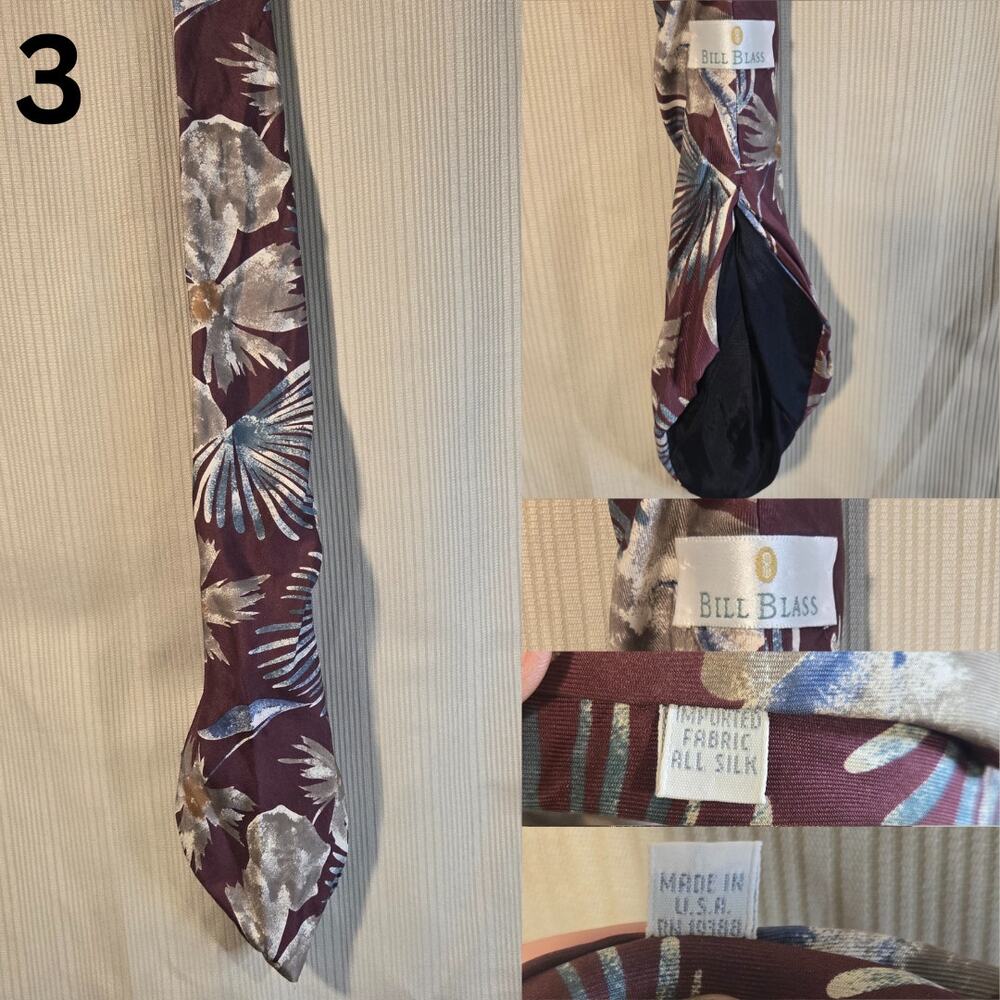 Crafters’ Vintage Tie Bundle 1 – Silk & Polyester Patterns [TSET1] - Picture 4 of 8
